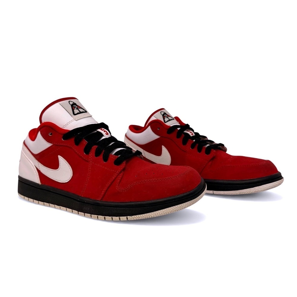 Air Jordan 1 Low Gym Red White Black 553558-601 Mens 10.5 OG‎ 2012 Retro